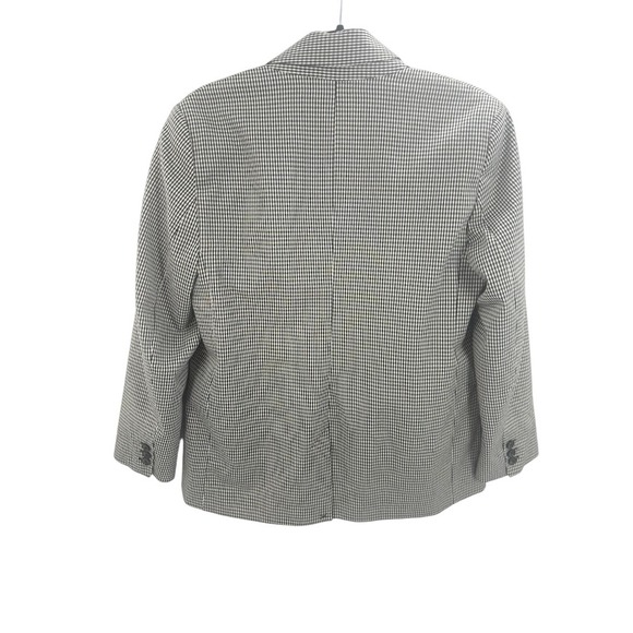TOPSHOP Petite Houndstooth Double Breasted Blazer Womens US Size 8 - Picture 5 of 7